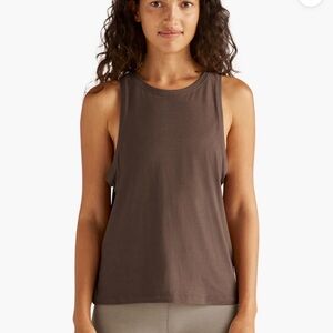 Beyond Yoga Brown Sleeveless Tank Top